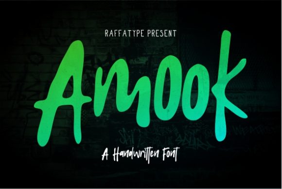 Amook Font: A Joyful Typeface for Branding