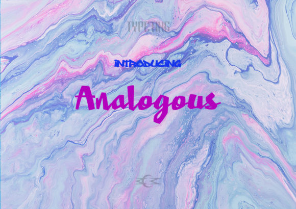 Analogous: A Quirky Display Font for Web Design