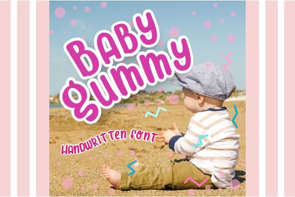 Baby Gummy Font for Crafters and Sellers