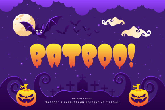 Batboo: The Bold Display Font for Halloween