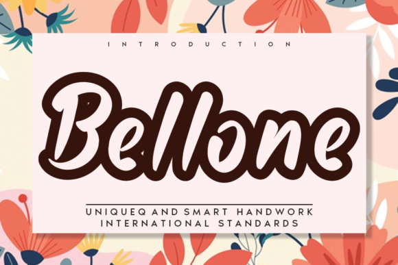 Bellone: A Versatile Display Font for Modern Editorial Design