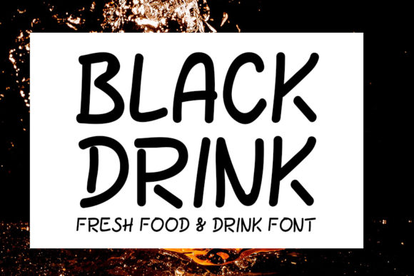 Black Drink: A Refined Display Font for Editorial Design