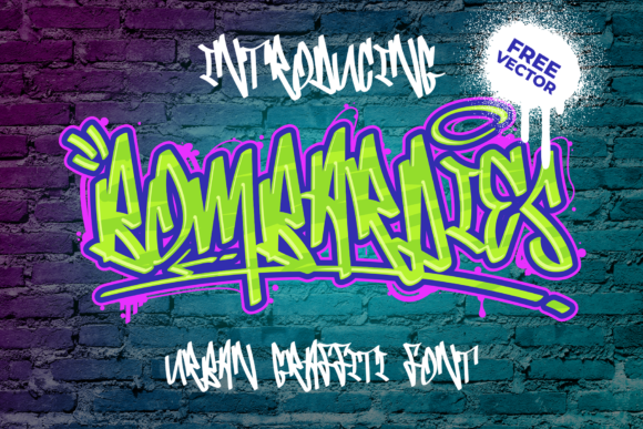 Bombardies: A Bold Display Font for Web Headers
