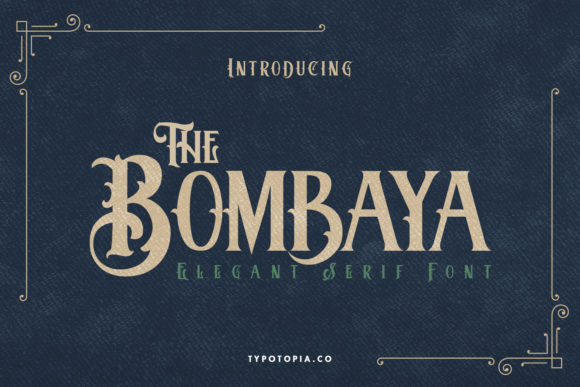 Bombaya: A Bold Display Font for Editorial Impact