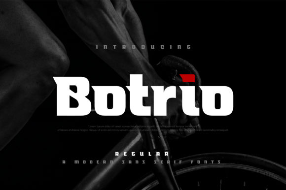 Botrio: A Display Font That Elevates Small Business Branding