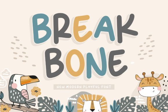 Break Bone Font: A Quirky Typeface for Bold Brands