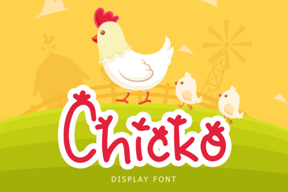 Chicko: A Quirky Display Font for Joyful Branding