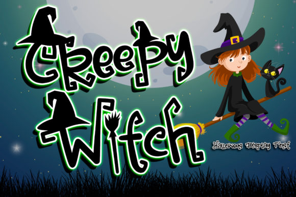 Creepy Witch: A Distinctive Display Font for Editorial Design
