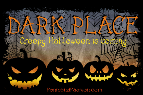 Dark Place Font for Bold Web Typography