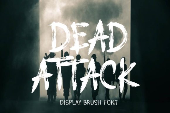 Dead Attack Font for Bold Maker Designs