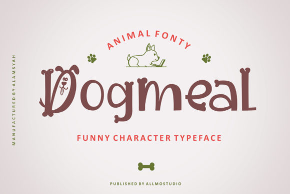 Dogmeal: A Playful Display Font for Branding