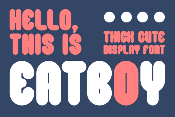 Eatboy: A Chunky Display Font for Modern Editorial Design