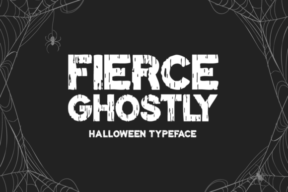 Fierce Ghostly: A Bold Display Font for Brands