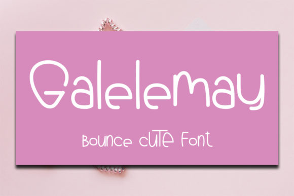 Galelemay: A Display Font for Editorial Design