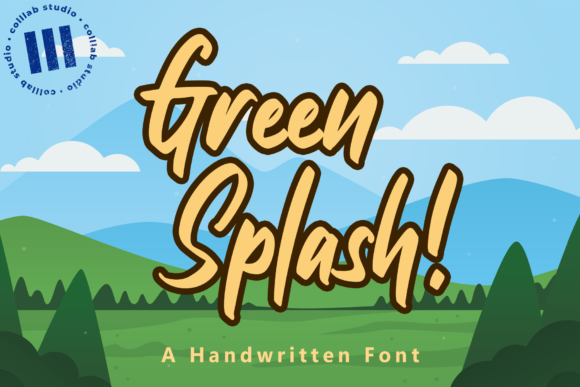 Green Splash Font: Elevate Your Brand Identity