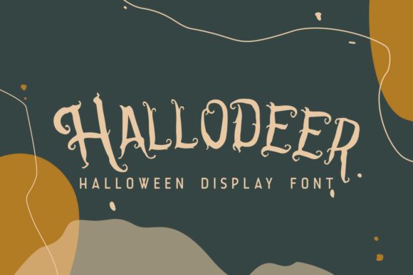 Hallodeer: A Quirky Display Font for Digital Design