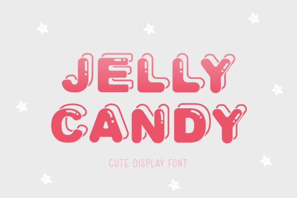 Jelly Candy: A Playful Display Font for Editors