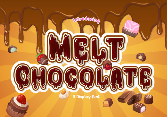 Melt Chocolate Font: Bold Display Type for Campaigns