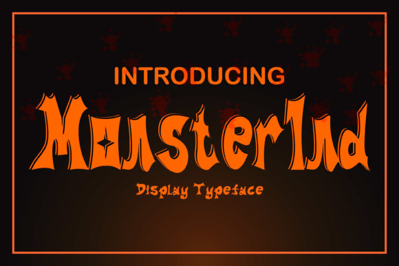 Monsterind Display Font for Spooky Campaigns