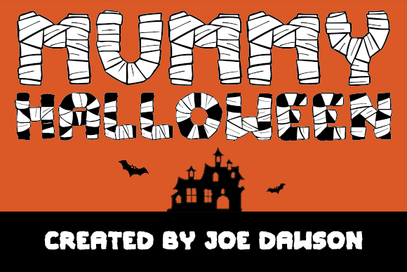Mummy Halloween: A Bold Display Font for Editorial Impact