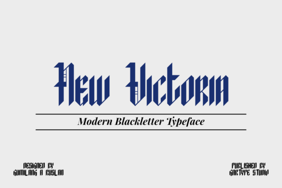 New Victoria: A Distinct Blackletter Font for Makers