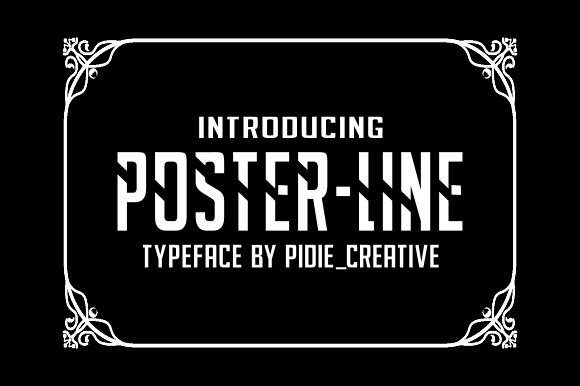 Poster-Line: The Display Font for Bold Branding