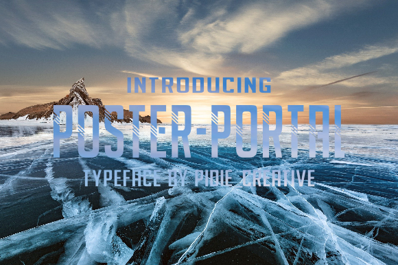 Poster-Portal: A Modern Display Font for Bold Brands