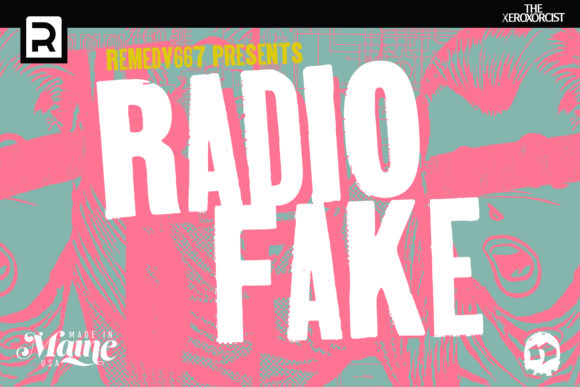 Radio Fake: A Bold Display Font for Web Headers
