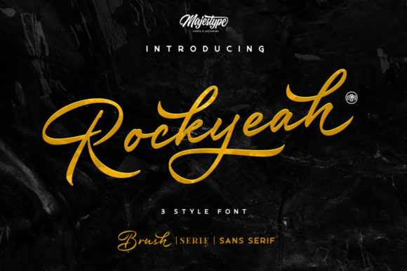 Rockyeah: A Versatile Display Font for Modern Branding