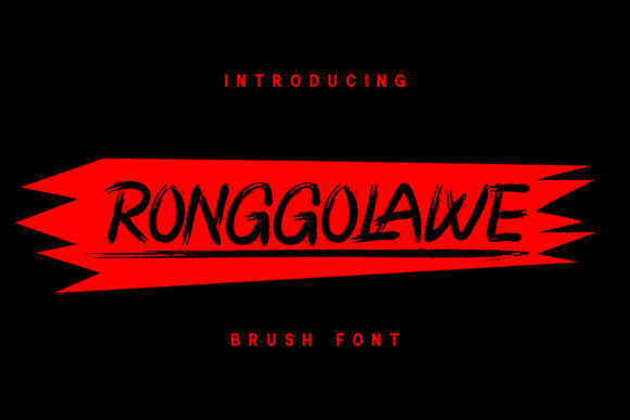 Ronggolawe: A Bold Display Font for Marketers