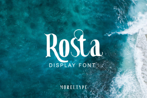 Rosta: A Distinct Display Font for Editorial Design