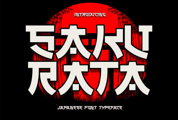 Sakurata: A Bold Display Font for Web Design
