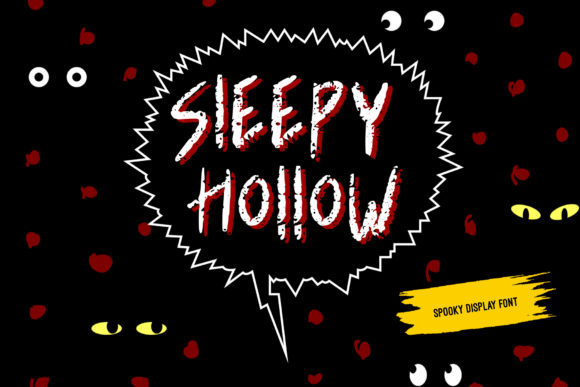 Sleepy Hollow: A Playful Display Font for Editorial Design