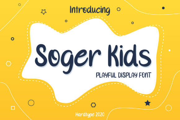 Soger Kids: A Playful Display Font for Web Design